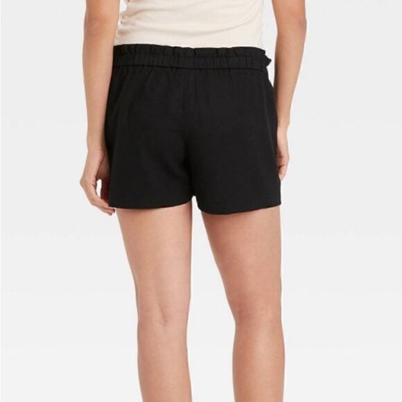 Isabel Maternity By Ingred&Isabel Tie Front Pull onMaternity Shorts NWT L,XL,XXL - Picture 3 of 12